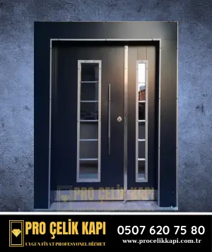 Bayraklı Bina Kapısı - Model 20
