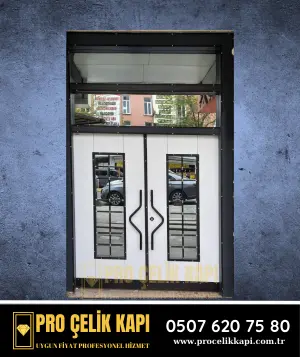 Bayraklı Bina Kapısı - Model 31