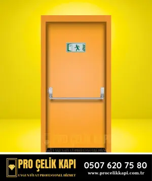Bayraklı Yangın Kapısı - Model 4