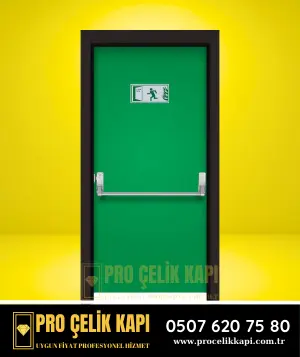 Bayraklı Yangın Kapısı - Model 7